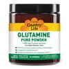 Country Life Glutamine Pure Powder - 5000mg L-Glutamine - Muscle Tissue, Gut Health, Immune Support - Gluten-Free Certified - Ideal Pre/Post Workout Amino Acid Supplement, 55 Servings, 9.7oz view 1