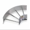 48"L Horizontal Elbow, 90, Aluminum, Model No. 248-249F-24 view 1
