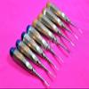 8 Pc German Dental Elevators Gold+Blue Straight+Curved 1.5,2.0,3.0,4.0 Orthodontics (Cynamed) view 1