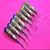 8 Pc German Dental Elevators Gold+Blue Straight+Curved 1.5,2.0,3.0,4.0 Orthodontics (Cynamed) view 3