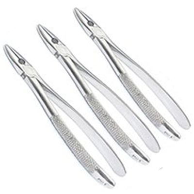 AAPROTOOLS Set of 3 Dental EXTRACTING Forceps #MD1 Dental Extraction Instruments A+ Quality