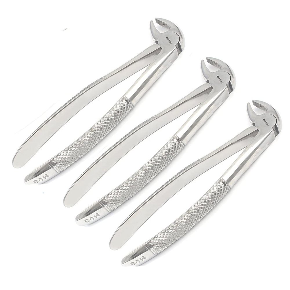 AAPROTOOLS Set of 3 Dental EXTRACTING Forceps #MD3 Dental Extraction Instruments A+ Quality
