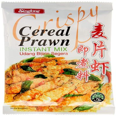 Sing Long Crispy Cereal Prawn INSTANT Mix 80g SINGAPORE HALAL PRODUCT
