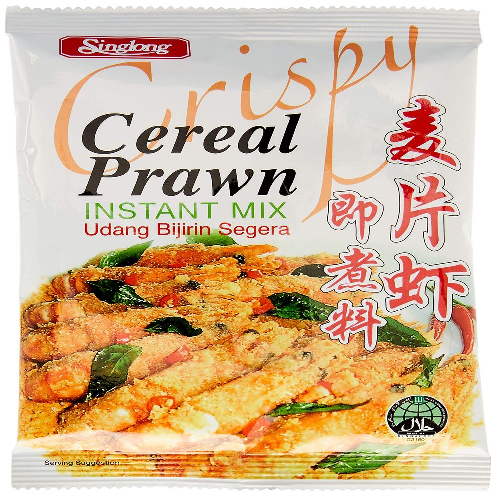Sing Long Crispy Cereal Prawn INSTANT Mix 80g SINGAPORE HALAL PRODUCT