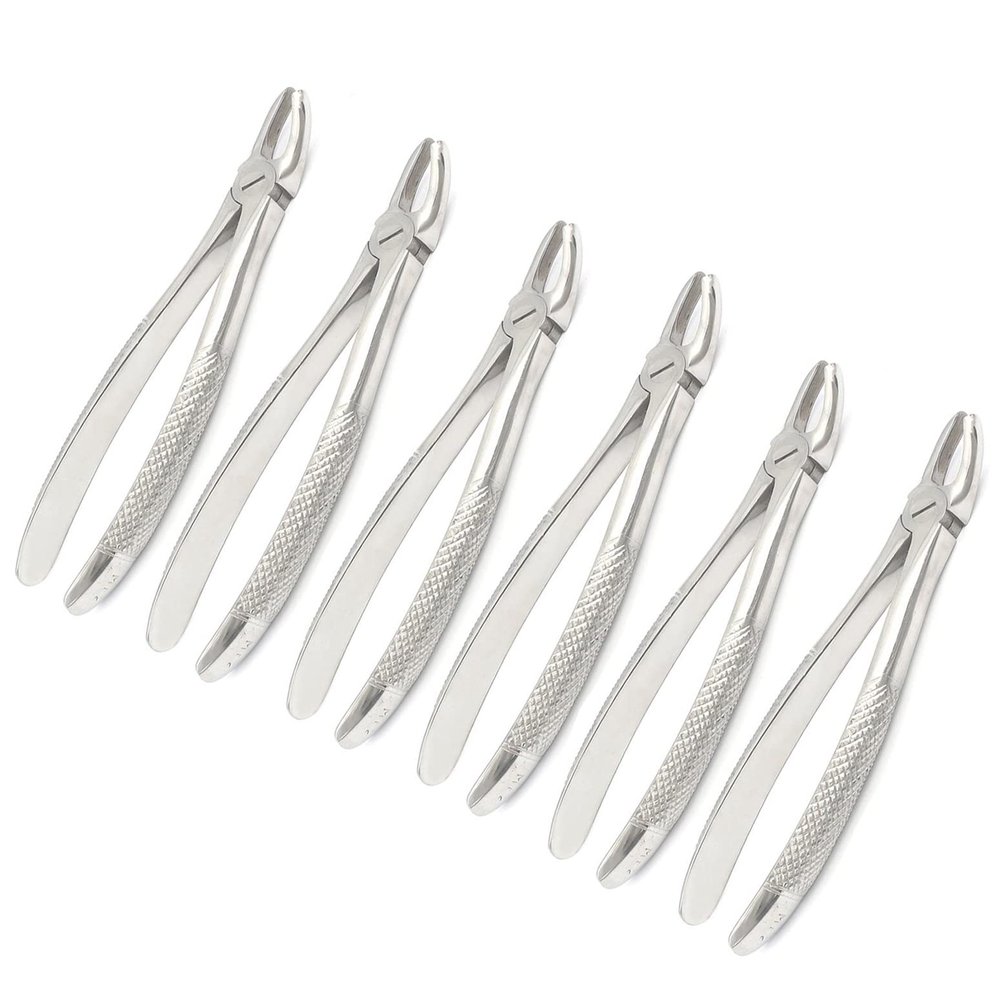 AAPROTOOLS Set of 6 Dental EXTRACTING Forceps #MD2 Dental Extraction Instruments A+ Quality