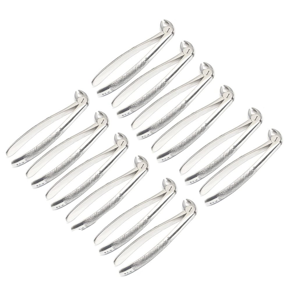 AAPROTOOLS Set of 12 Dental EXTRACTING Forceps #MD4 Dental Extraction Instruments A+ Quality