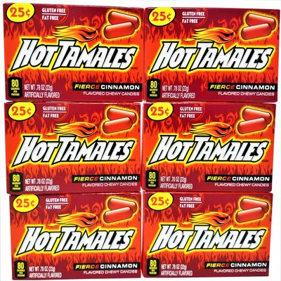 Hot Tamales Cinnamon Fierce 0.78 oz - 6 pack