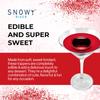Snowy River Cocktail Toppers, Edible Topper for Cocktails, Milk Shakes, Cakes and Ice Cream (Mouth, 6 Pack) view 3