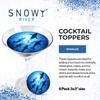 Snowy River Cocktail Toppers, Edible Topper for Cocktails, Milk Shakes, Cakes and Ice Cream (Whales, 6 Pack) view 2