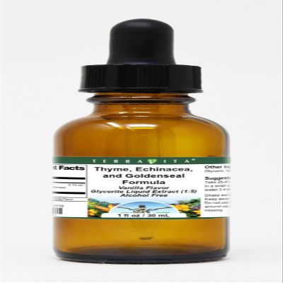 Cough and Cold Formula Glycerite Liquid Extract (1:5) - Vanilla Flavored (1 oz, ZIN: 523758)