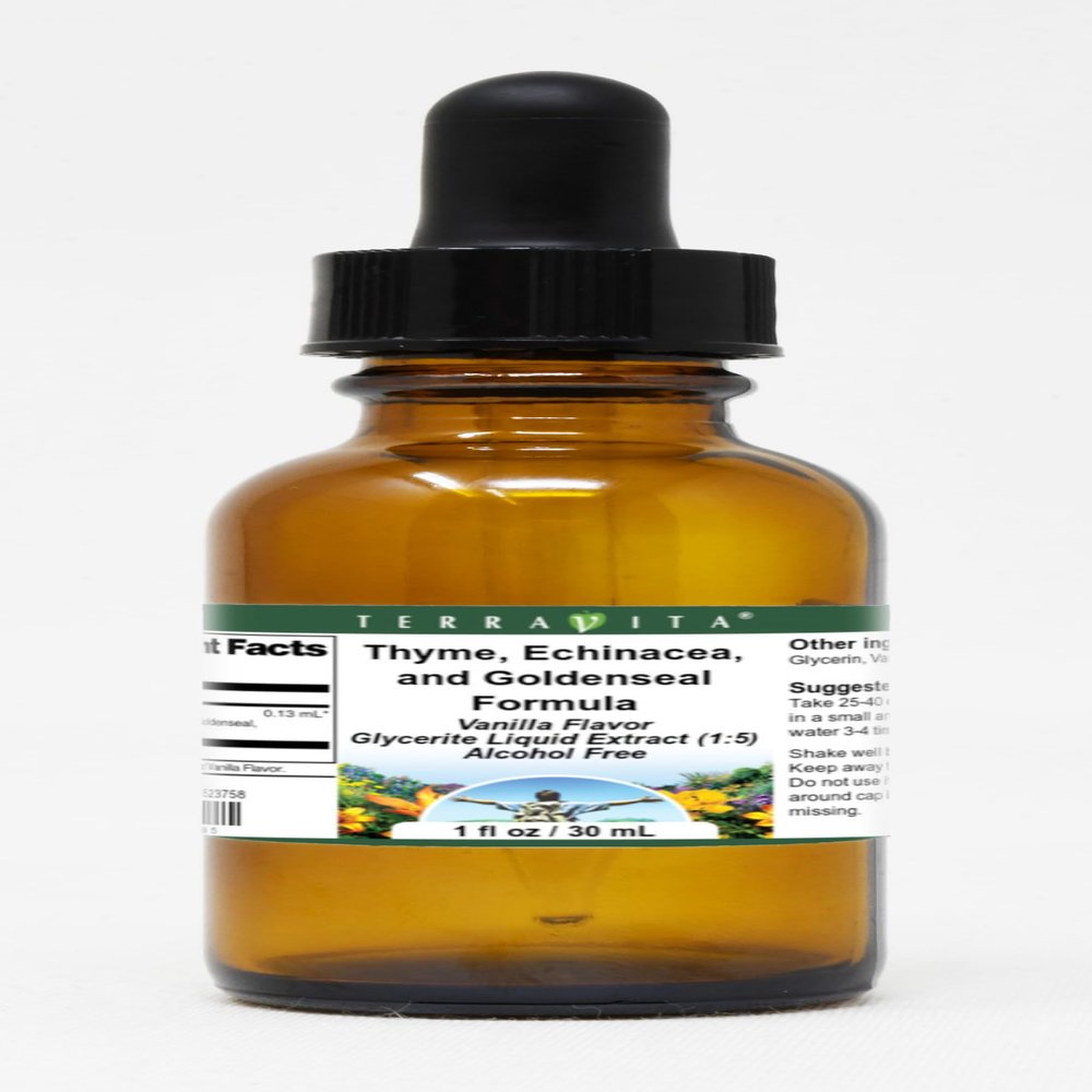 Cough and Cold Formula Glycerite Liquid Extract (1:5) - Vanilla Flavored (1 oz, ZIN: 523758)