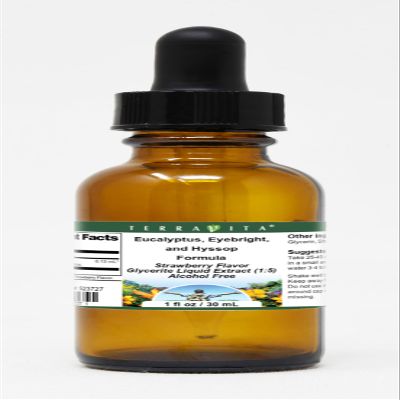 Chest Congestion Formula Glycerite Liquid Extract (1:5) - Strawberry Flavored (1 oz, ZIN: 523727)