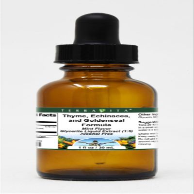 Cough and Cold Formula Glycerite Liquid Extract (1:5) - Mint Flavored (1 oz, ZIN: 523760)
