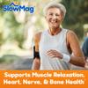 SlowMag Muscle & Heart Magnesium Chloride Supplement with Calcium, 120 Count, Supports Muscle Relaxation, Heart, Nerve & Bone Health, High Absorption view 3