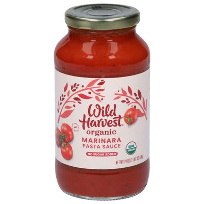 Wild Harvest, Pasta Sauce Organic Marinara, 24 Ounce