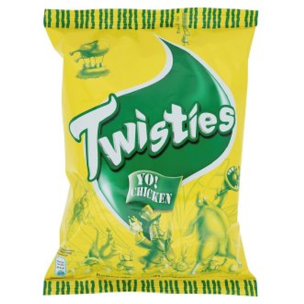 Twisties Corn Snacks 65g (Yo Chicken, 6 Packs)