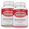 Acnetame Acne Pills 2 Pack 120 Pills- Vitamin Supplements for Acne Breakouts- Hormonal Pimple Tablets to Clear Oily Skin for Women, Men, Teens, and Adults view 1