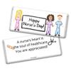 25 Nurse Appreciation Candy Bar Wrappers - DIY Favors - Scrubs Scribbles Design view 1