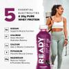 Ready Clear Protein Water  20g Whey Protein Isolate, Zero Sugar, Low-Calorie Sports Drink for Hydration & Recovery  Electrolytes, Essential Amino Acids  Black Cherry, 16.9 fl oz Bottles (12-Pack) view 3