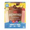 Nestle Carnation Breakfast Essentials Complete Nutritional Drink Rich Milk Chocolate/Classic French Vanilla/Strawberry Sensation Flavor 60 Ct view 1
