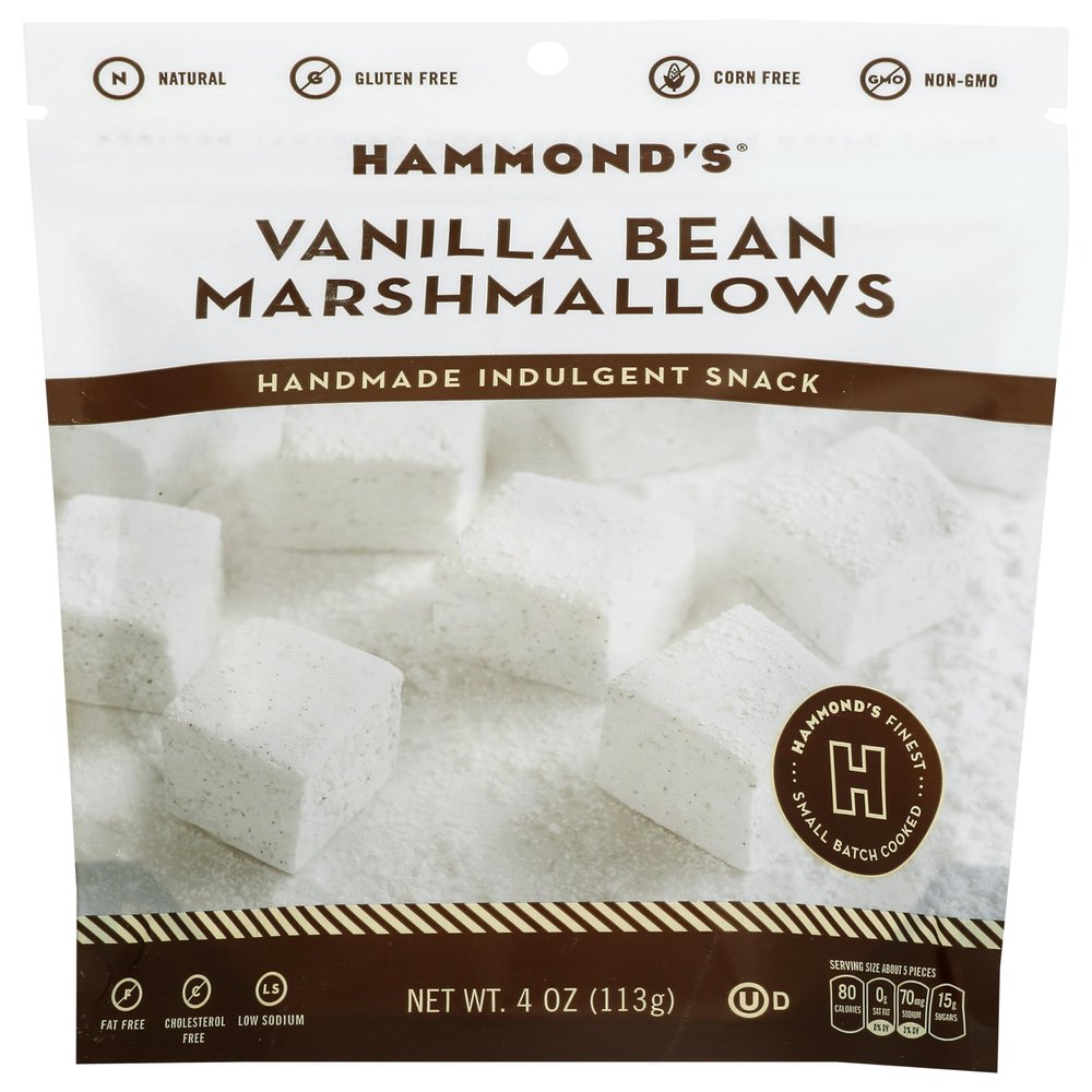 HAMMONDS CANDIES Vanilla Bean Marshmallows, 4 OZ