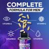 Multivitamin for Men - Advanced Supplement with Full-Spectrum Formula, Essential Vitamins A, C, D, E, & Zinc - High Potency B Vitamins Multi - Mens Daily Multivitamins - Bottled in USA - 60 Capsules view 3