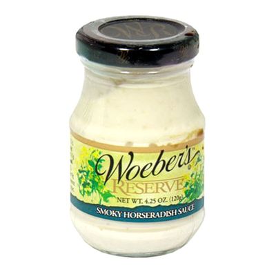 Woeber's Mustard Smoky Horseradish Sauce, 4.25 Ounce