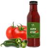 Green Jay Gourmet Jalapeno Ketchup - All-Natural Tomato Ketchup with Tomato Paste, Jalapeno Peppers & Gourmet Spices - Vegan, Gluten-Free Ketchup - No Preservatives - Made in USA - 15 Ounces view 1