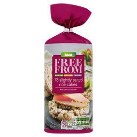 Asda Free From 13 Slightly Salted Rice Cakes 100g