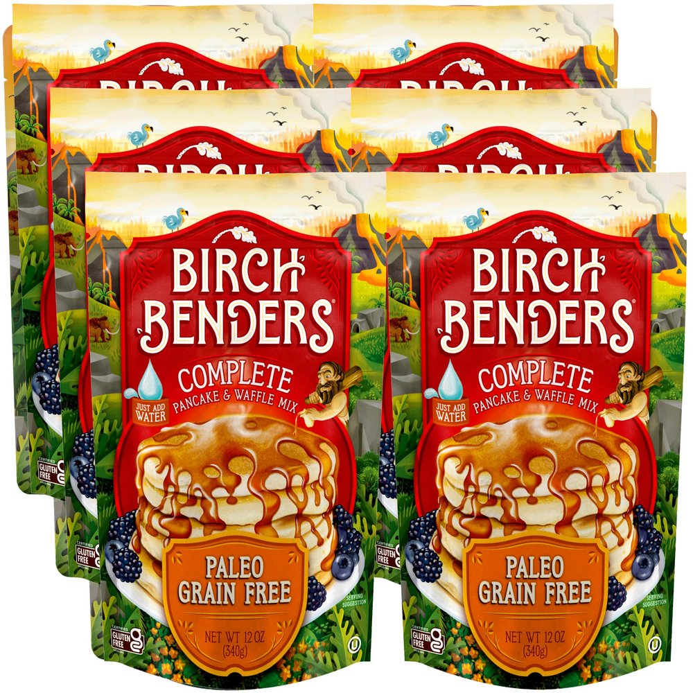 Birch Benders Paleo Pancake And Waffle Mix 12 oz (Pack of 6)
