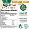 Digestive Enzymes - Super Digestive Multi Enzyme Complex for Bloating & Gut Health Support with Bromelain, Papain, Probiotics & Prebiotics - Digestion Health Support for Women & Men - 120 Capsules view 2
