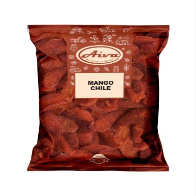 Aiva Dried Chili Mango (2 LB) Spicy and Sweet Dried Fruit Snack for Snacking, Cooking, and Desserts