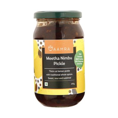 Aamra Homemade Traditional Meetha Nimbu Pickle 470gm