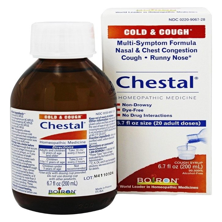 Boiron - Chestal Cold N Cough - Adult - 6.7 fl oz