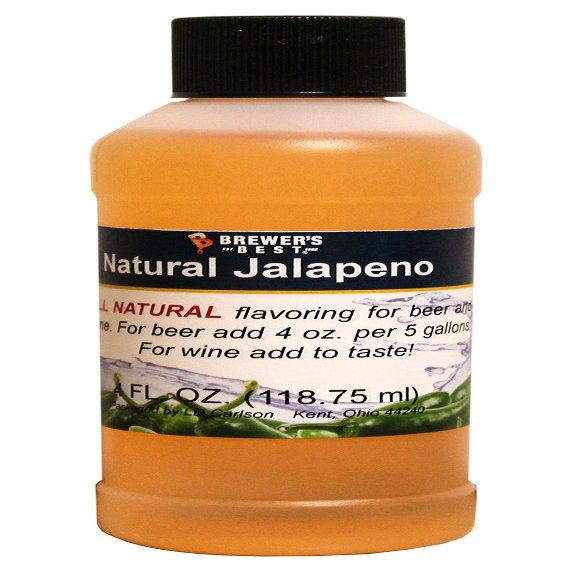 Brewer's Best Natural Beer and Wine Fruit Flavoring (Jalapeno)