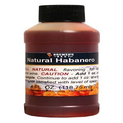 Brewer's Best Natural Beer and Wine Fruit Flavoring (Habanero)