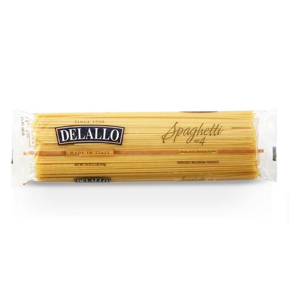 DeLallo Spaghetti Pasta, 1 pound (pack of 16)
