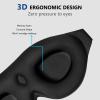 ALASKA BEAR Sleep Mask Memory Foam Contoured Eye Cups for Women and Men, Soft 3D Blackout Eye Mask for Sleeping No Pressure on Eyelids and Eyelashes Protection, Earplugs Set, Black view 4