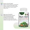 AAMATEC LIFE ALA/ALC High Potency Formula- Best Alpha Lipoic Acid and Acetyl-L-Carnitine HCl Dietary Supplement- Antioxidant Support- Energy Boost- for Men and Women 60 Capsules view 3