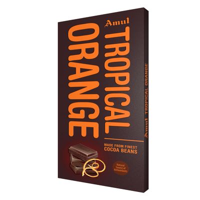 Amul Tropical Orange Chocolate, 150g