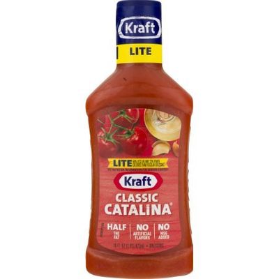Kraft Salad Dressing Classic Catalina Lite, Multipack Of 2- 16 fl oz Bottles.
