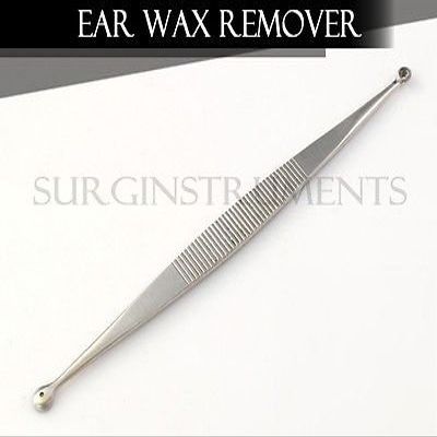 3 Pieces Ear Wax Remover - Double Ended Stainless Steel Medical Surgical