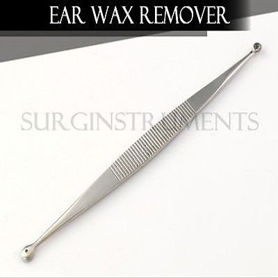 3 Pieces Ear Wax Remover - Double Ended Stainless Steel Medical Surgical