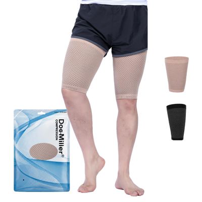 Doc Miller Thigh Compression Sleeve for Men & Women, 1 Pair