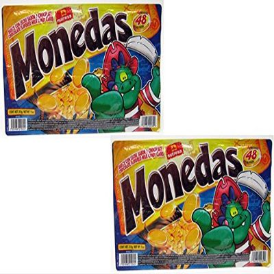 TIKYS Monedas de Chocolates | Chocolate Flavored Milk Candy Coins 10 oz. - 2 Pack.