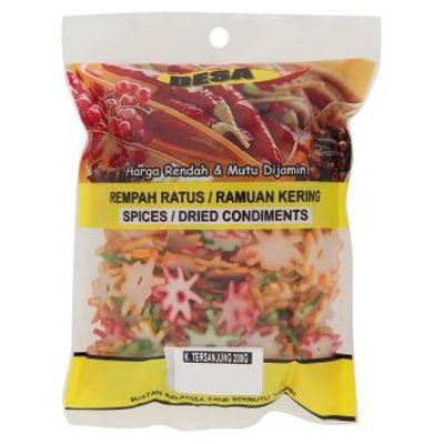 Desa Crackers Dried Condiments 200g (Spices Crackers, 12 Pack)