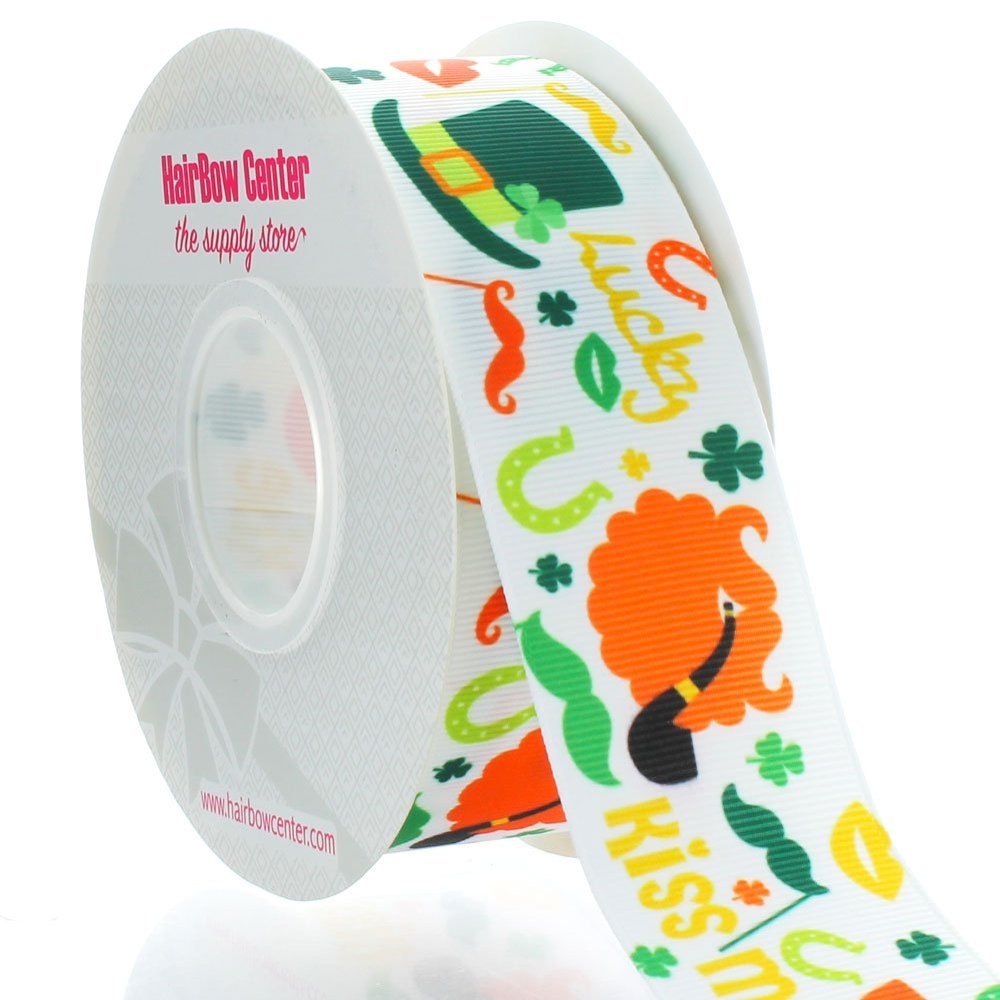 1.5" St. Patrick's Mix Grosgrain Ribbon 25yd