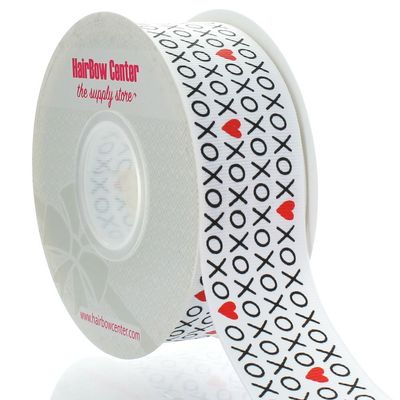 1.5" XOXO Grosgrain Ribbon 100yd