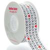1.5" XOXO Grosgrain Ribbon 100yd view 1