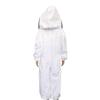Luwint Kids Beekeeping Suits - Ventilated Bee Beekeeper Suit with Gloves and Self Supporting Veil Hood for Children (White/4'2''-4'7'' Height) view 4